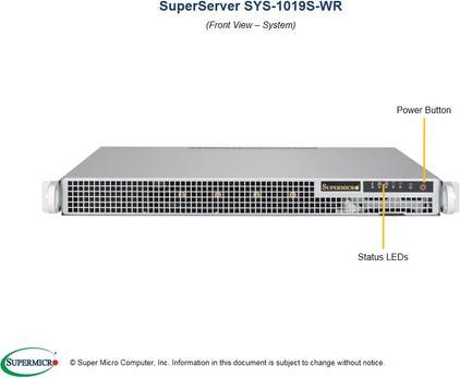 Produktbild Supermicro 1U BARE E3V6 C236 2X2.5FIX