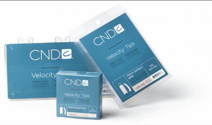 Actual product image CND Velocity Nail Tips Clear Natural - Authentic