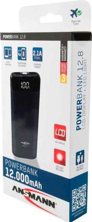 Image du produit Ansmann 1700-0092 (12000 mAh, 159840000 W, 44.40 Wh)