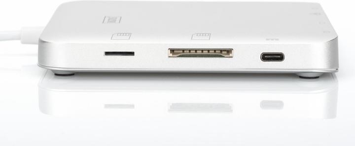Produktbild Digitus Universal Dockingstation USB 3.1 Typ C MicroSD SD (USB-C, 11 Ports)