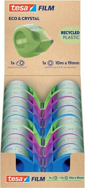 Immagine prodotto tesa ECO & CRYSTAL, 1 rotolo 10mX19mm in blister, con dispenser (19 mm)