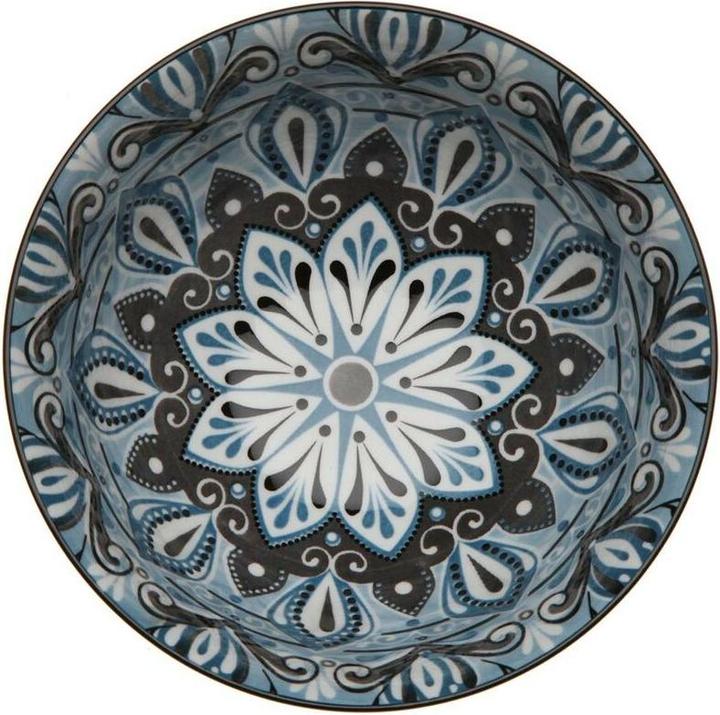 Produktbild Versa Schüssel für Vorspeisen Blau aus Keramik Porzellan 15,5 x 7 x 15,5 cm
