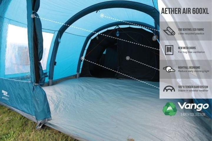 Actual product image Vango Aether 600XL (Tunnel tent, 26 kg, 6 persons)
