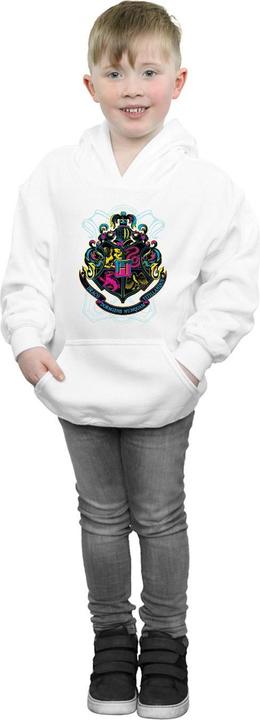 Produktbild Neon Hogwarts Crest Kapuzenpullover Jungen (140, 146)