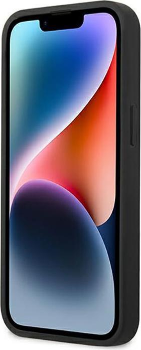Image du produit BMW Étui BMHCP14MSLLBK iPhone 14 Plus 6,7" czarny/black Leather Stamp (Apple iPhone 14 Plus)