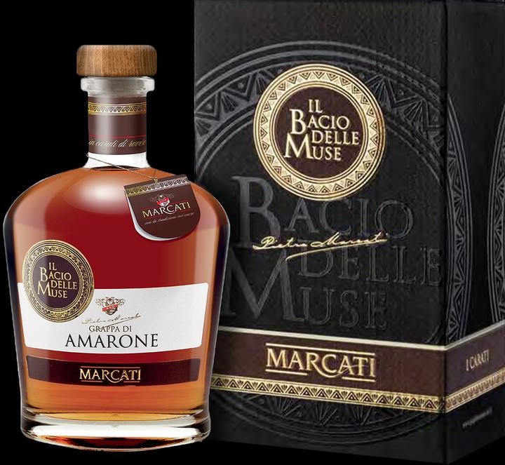 Produktbild Marcati Grappa di Amarone Carati 700ml - 40%vol.