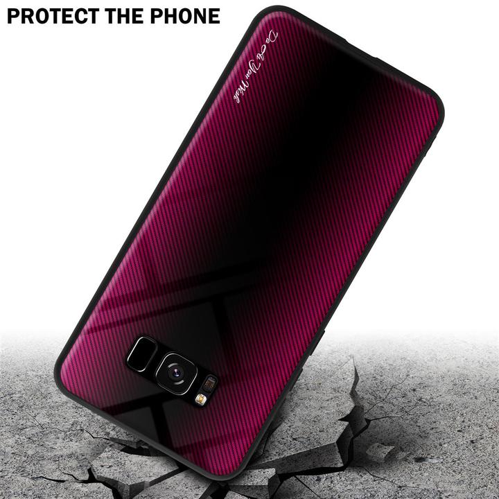 Image du produit Cadorabo TPU Couverture en verre rayé (Samsung Galaxy S8+)