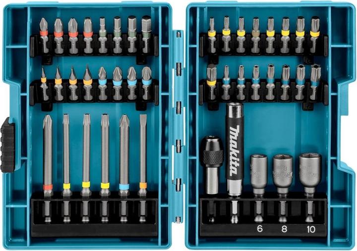 Image du produit Makita B-55697 (Croix Phillips PH M2, Six pans creux TX M20, Six pans creux TX M25, Six pans creux TX M15, Six pans creux TX M30, Six pans creux TX M27, Croix Pozidriv PZ M2, Six pans creux TX M10, Six pans creux TX M40)