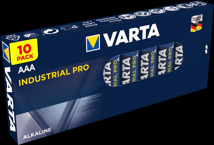 Image du produit Varta alcali industriel (10 pcs, AAA, 1250 mAh)