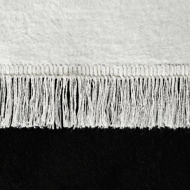 Actual product image Eurofirany Duo blanket two-coloured cotton acrylic with fringes, double-sided 220 x 240 cm (220 x 240 cm)