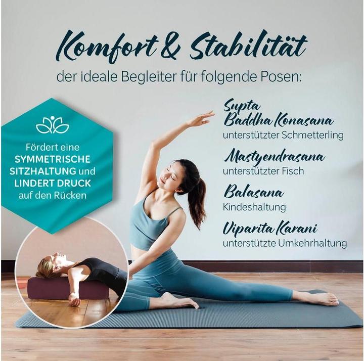 Produktbild DoYourSports Yogakissen Bolster Paravati