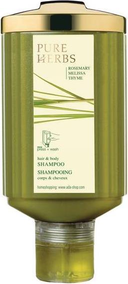 ADA Cosmetics PURE HERBS Hair & Body Shampoo 300ml x 30 Stück (300 ml, Flüssiges Shampoo)