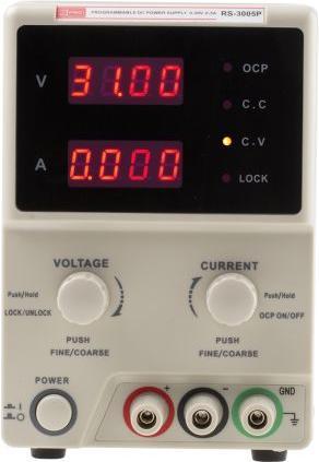 Rs Pro 0-60V, 0-5A, digitale regeling DC-voeding su