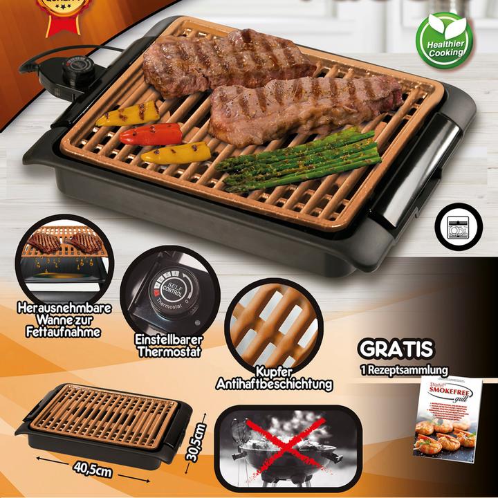 Image du produit Best direct Smokefree Copper Grill