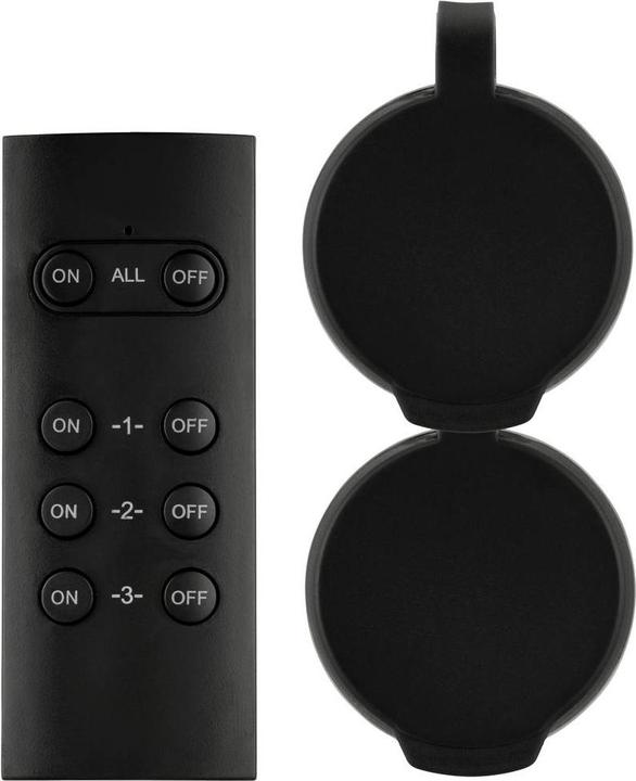 Produktbild REV Funk-Schalt-Set 2 + 1 Mini Outdoor schwarz