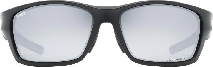 Actual product image Uvex Sports sportstyle 232 P (Matt black, polavision mirror silver (S3))