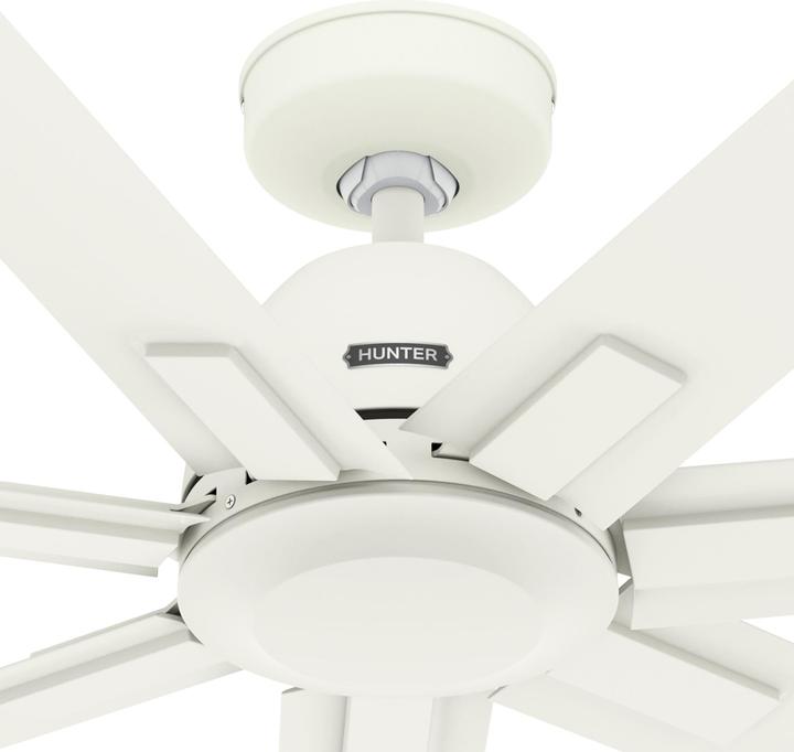Actual product image Hunter Fans DC Deckenventilator Sahira Weiss mit Fernbedienung (42 dB)