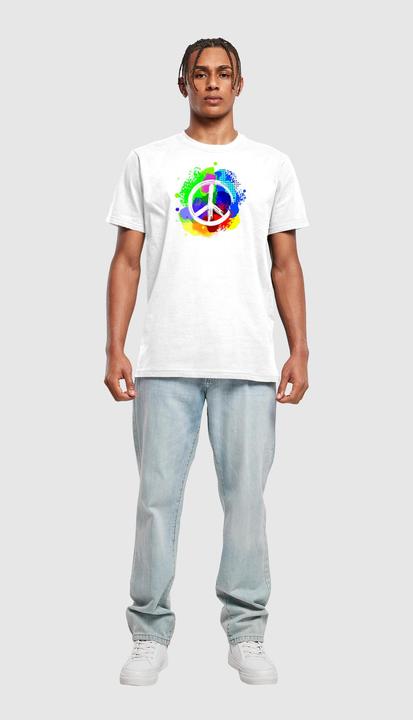 Image du produit Merchcode Peace - T-shirt graffiti col rond - 161065 (XL)