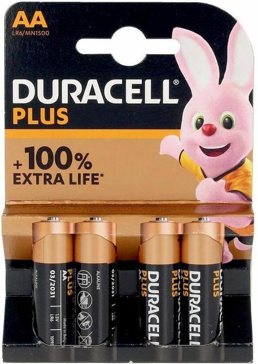 Produktbild Duracell Plus (4 Stk., AA, 2650 mAh)