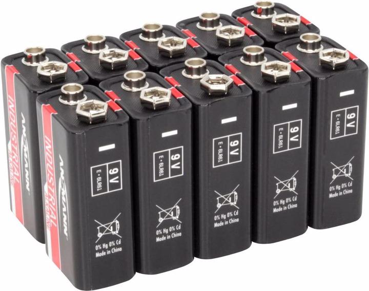 Actual product image Ansmann Industrial (10 pcs., 9V Block)