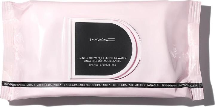 Actual product image MAC Cosmetics Gently Off Wipes + Micellar Water (Cleaning cloths, 80 ml)