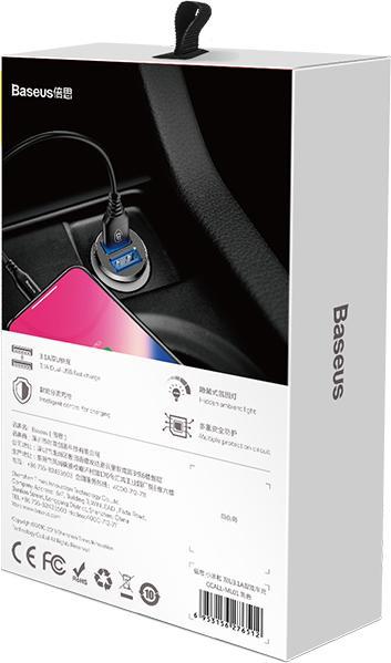 Actual product image Baseus Grain Car Charger