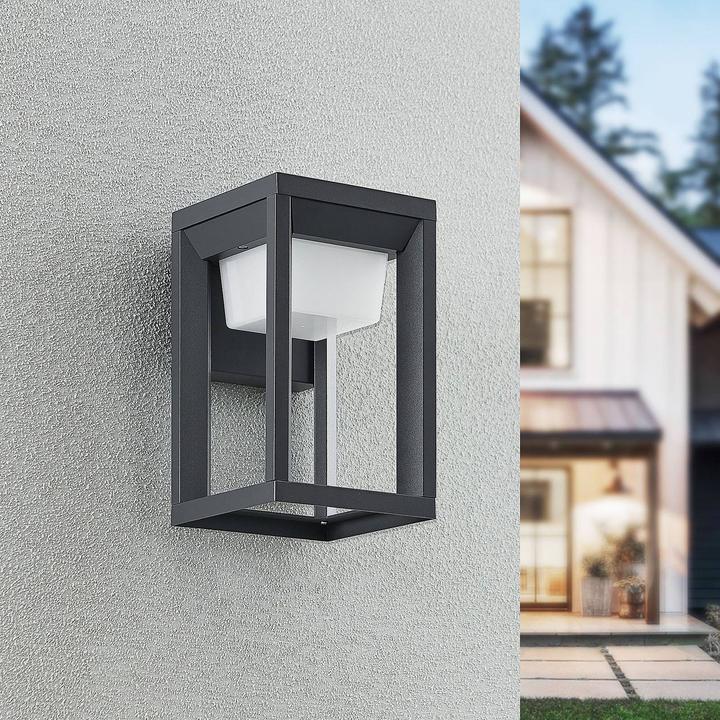 Produktbild Prios Gamion LED-Aussenwandlampe aus Aluminium (425 lm, IP54)