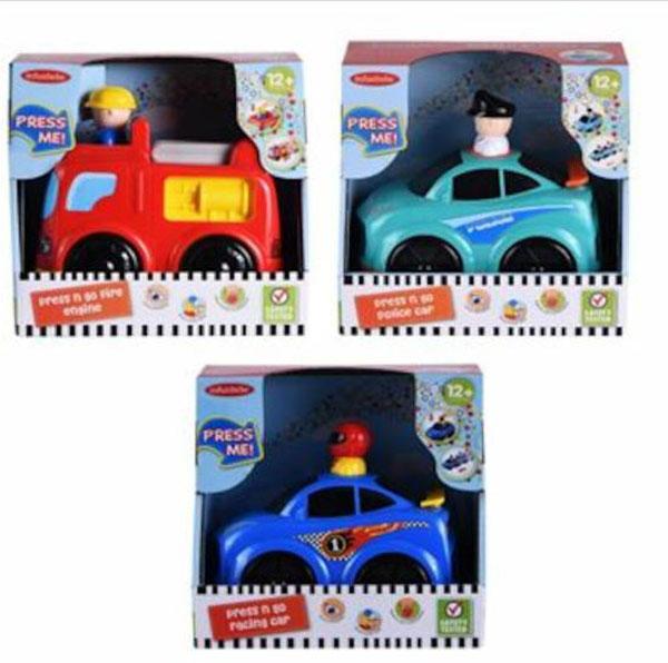 Produktbild Eddy Toys Push 'n go car 3ass