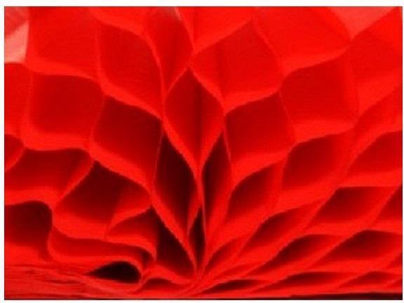 Image du produit Aha Rotes 3D-Seidenpapier 20x33cm