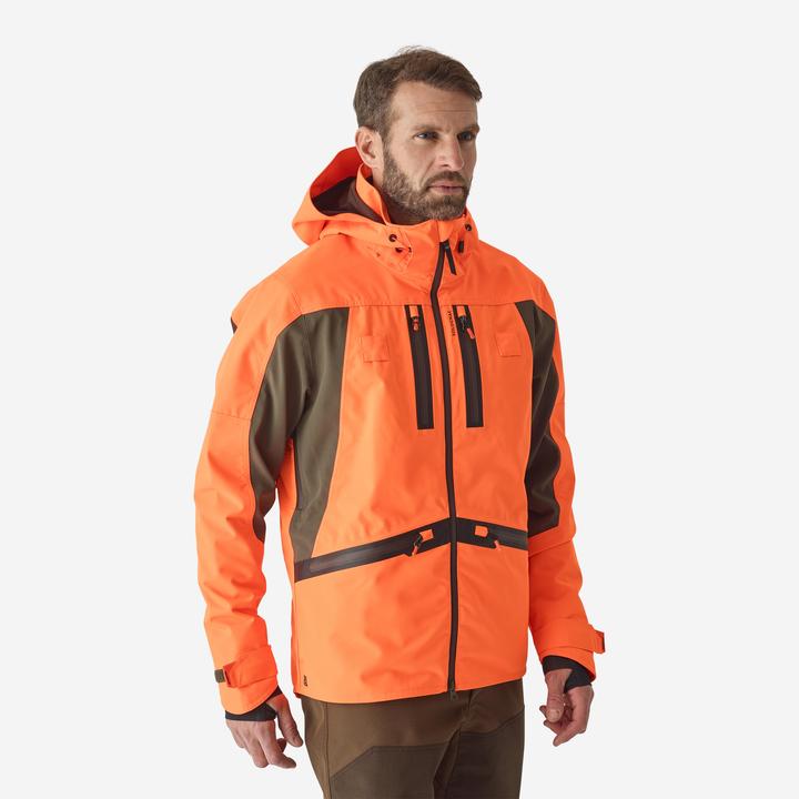 Solognac Jagdjacke Regenjacke Renfort 900 orange