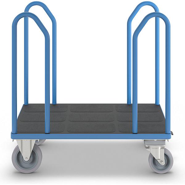 Produktbild eurokraft pro Plattformwagen mit Seitenbügeln (500 kg)