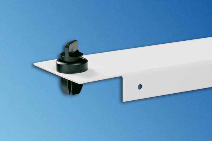 Image du produit Vertiv Knürr() plaque d'obturation Quick-Fix, 2U, gris clair, (3 pièces)