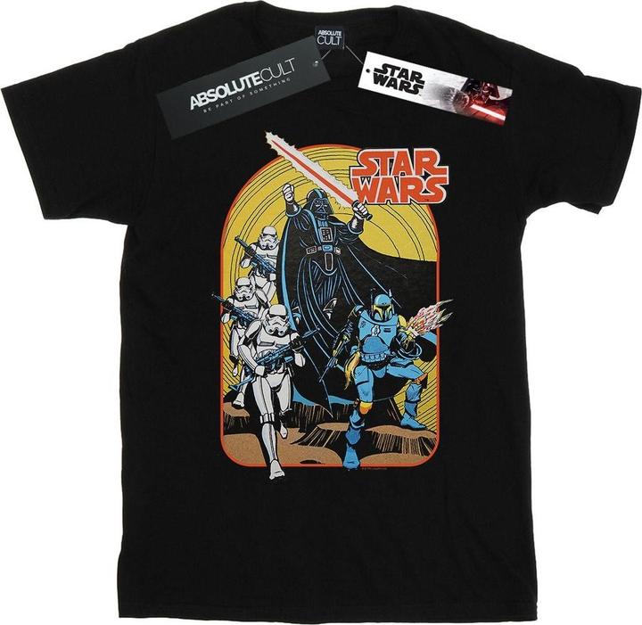 Star Wars Vintage Comic Scene TShirt Jungen