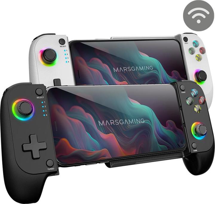 Immagine prodotto Mars Gaming Manette di gioco senza filo Mgp-X (bianco) (Switch, Android, PS4, iOS, PS5, PS3)