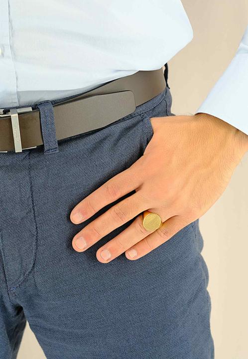Immagine prodotto Muau Anello a disco (54, Oro 750/18 K)