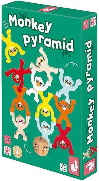 Produktbild Janod Spiel Affen Pyramide (Deutsch, Englisch, Französisch, Italienisch, Schweizerdeutsch)