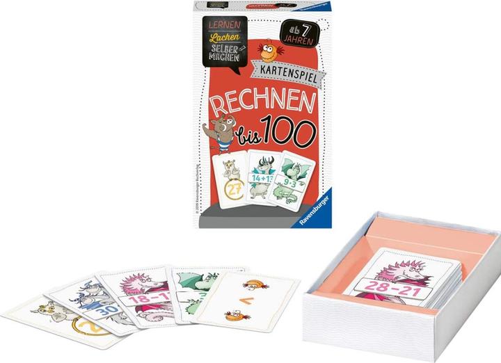Actual product image Ravensburger Card game Calculate to 100 (German)