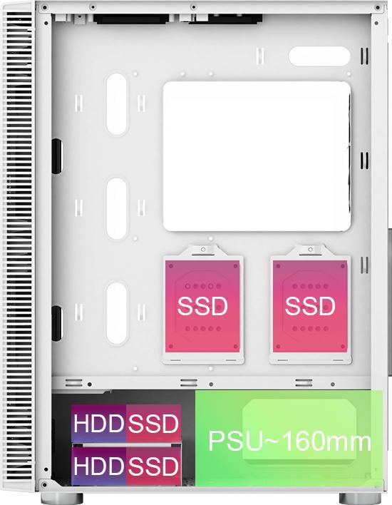 Produktbild Montech X3 Glass (ATX, Mini-ITX, mATX)