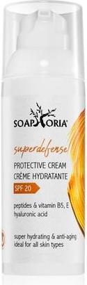 Actual product image Soaphoria SuperDefense Moisturizing and Protective Cream with Peptides SPF 20 - 50 ml (50 ml, Day cream, SPF 20)