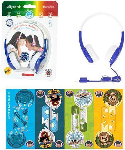 Produktbild Buddyphones kids headphones wired Discover (Blue)