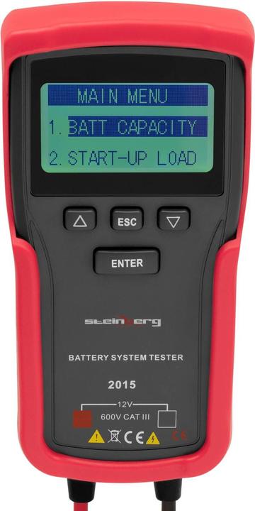 Produktbild Steinberg Autobatterie Tester digital Batterietester LCD 3 - 250 Ah Blei-Säure-Batterie (250000 mAh)