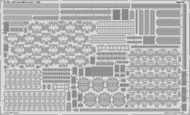 Image du produit Eduard USS Iowa BB-61 part 1 1/350