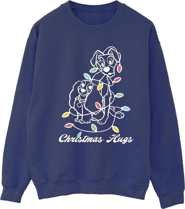 Disney Lady And The Tramp Christmas Hugs Sweatshirt