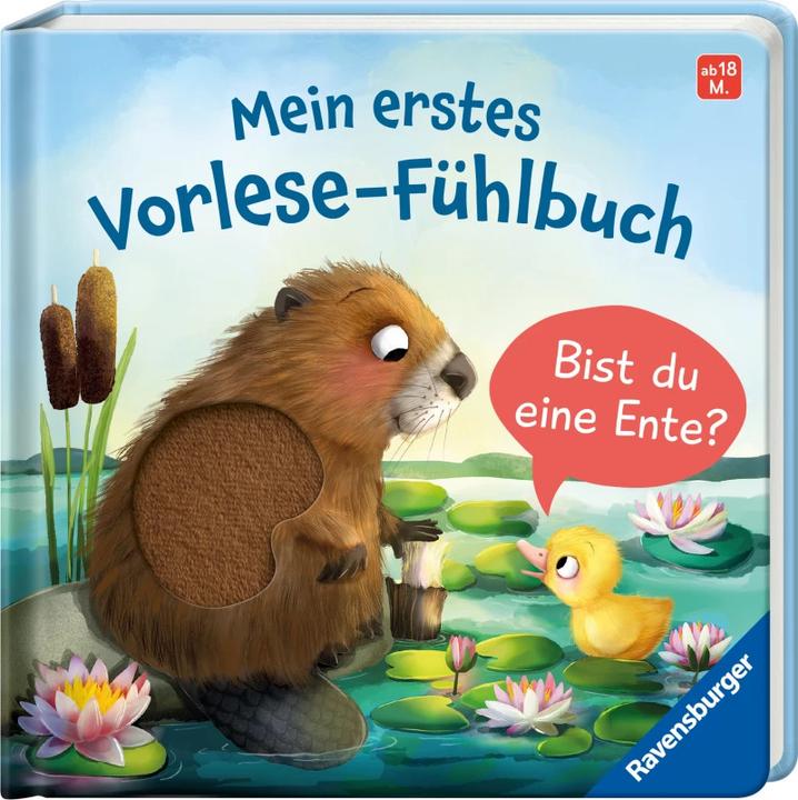 Actual product image Ravensburger My first read-aloud feel book: Are you a duck? (German)