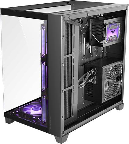 Produktbild Mars Gaming Boitier Moyen Tour Atx Mc-3c RGB Avec Panneaux Vitrés (Noir) (mATX, Mini-ITX, ATX)