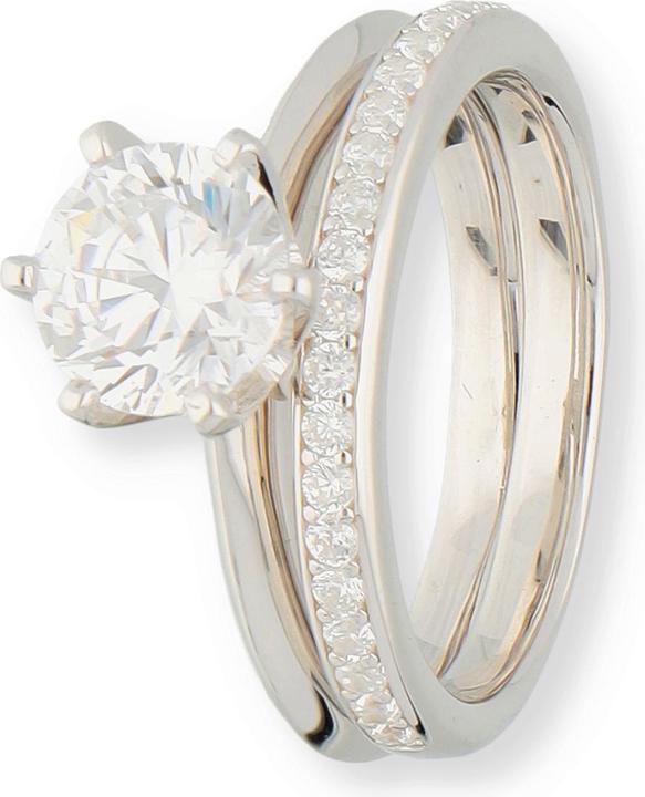 Carat Solitaire|Alliance (56, 925 Silber)