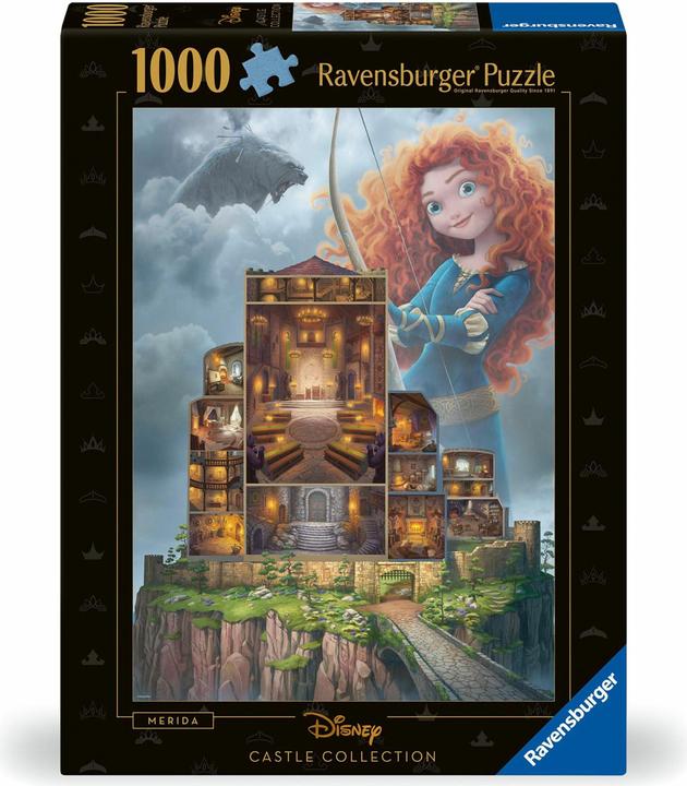 Ravensburger Puzzle 12000263 - Merida - 1000 pieces Disney Castle Collection jigsaw puzzle for adults (1000 pieces)