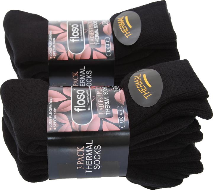 Actual product image Floso Thermal socks (pack of 6, 37 - 41)