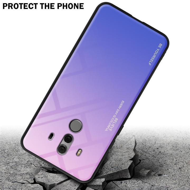 Image du produit Cadorabo Couverture en verre TPU 2 couleurs (Mate 10 Pro)