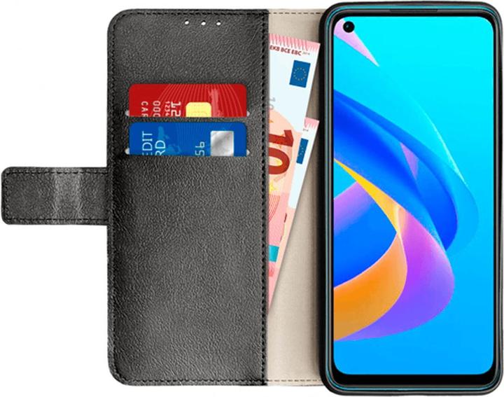 Immagine prodotto Just in Case Custodia a libro in pelle PU nera Oppo A96 (Oppo A96)